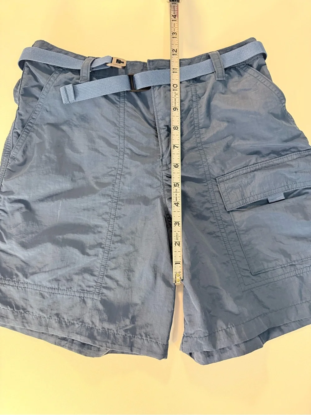 Patagonia Kids Outdoor Everyday Shorts Size L / 12 Blue Belted Cargo Gorpcore